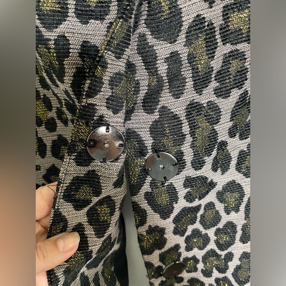 Leopard Print Dolce Cabo Dress Coat XL - Picture 3 of 8